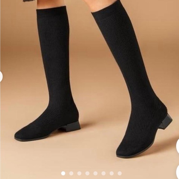 Vivaia Shoes - Vivaia Tessa Round-Toe Water-Repellent Wool Knee High Boots